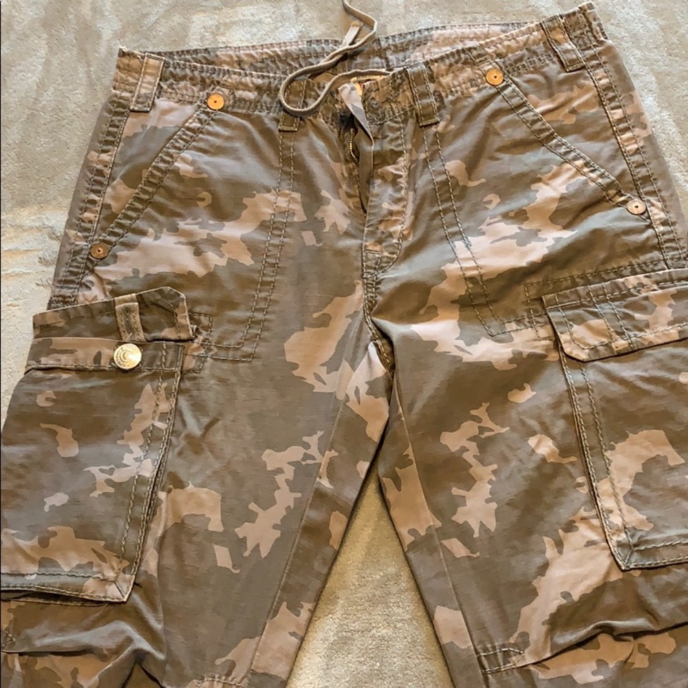 True religion cargo fatigue pants